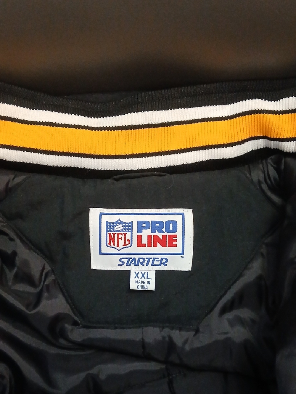 Vintage Pittsburgh Steelers Pro Line Starter Jacket-Mens XXL-Detachable Hood - Picture 10 of 12